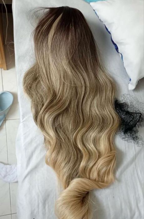 Peruka ombre bardzi naturalna