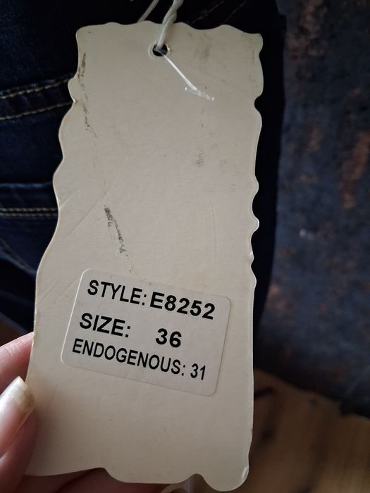 Spodnie jeans damskie plus size