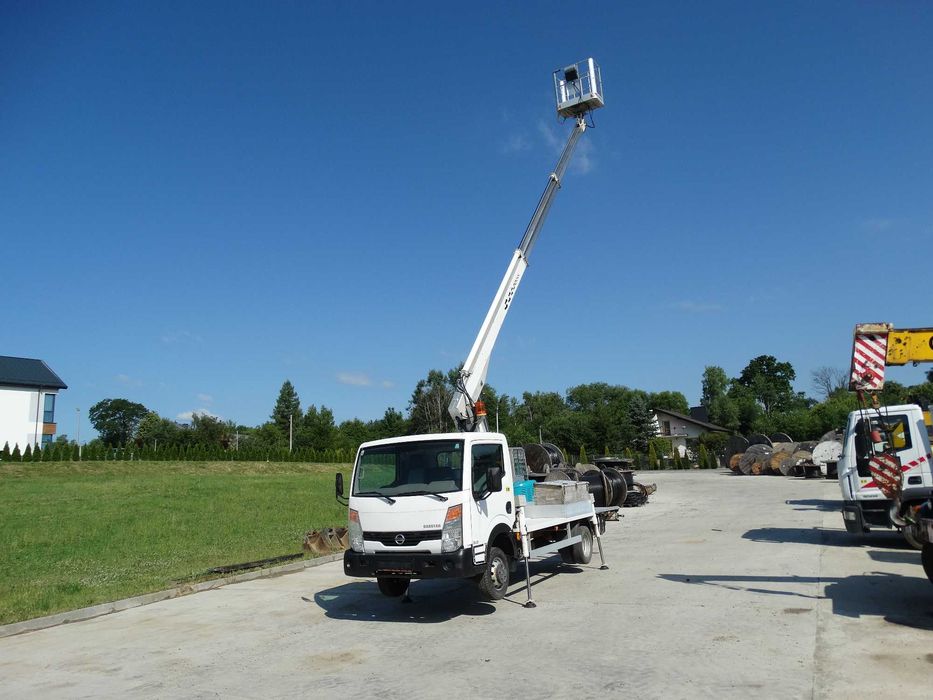 Nissan Cabstar 2012 podnośnik koszowy Multitel 160 ALU, 3,5T