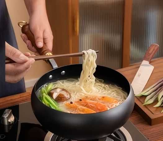 Wielofunkcyjny rondel garnek 5l z pokrywą 28 cm gaz, indukcja