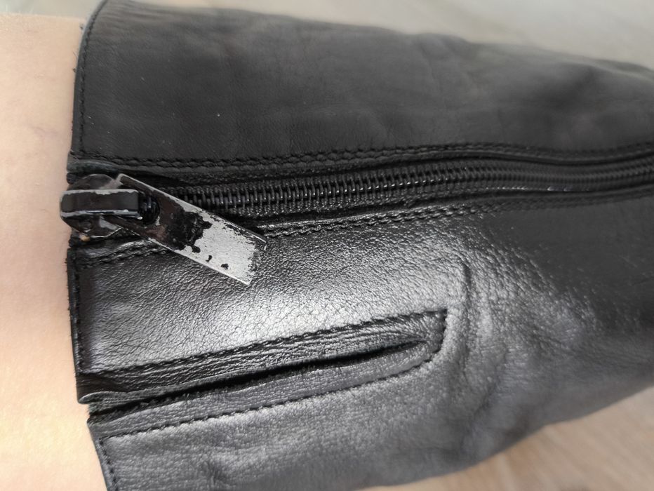 Кожані сапожки  на цегейці 40 розміру