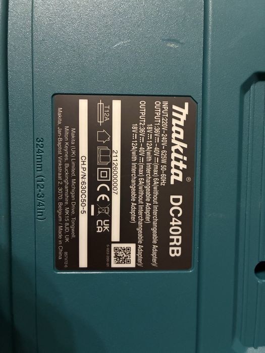 Makita XGT 40V Bundle – Carregador Duplo + Adaptador 18V + fonte USB