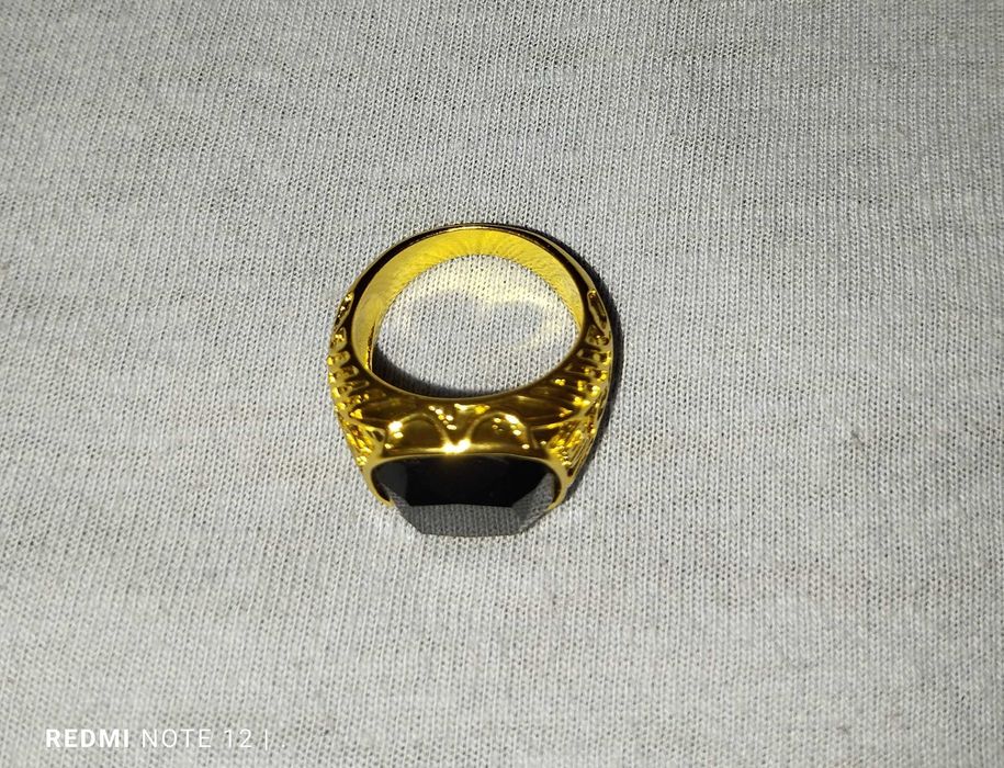 Sygnet pozłacany 18k