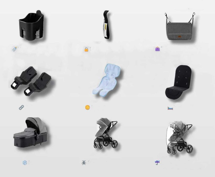 Carrinho De Bebé Trio 3 em 1 * Novos * PROMOÇÃO NATAL * STOCK LIMITADO