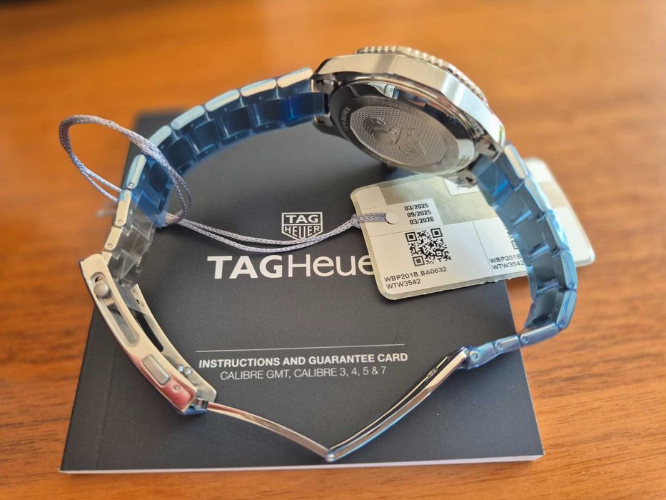 Na prezent: Tag Heuer AQUARACER 300m WBP201B blue, nowy, gwarancja
