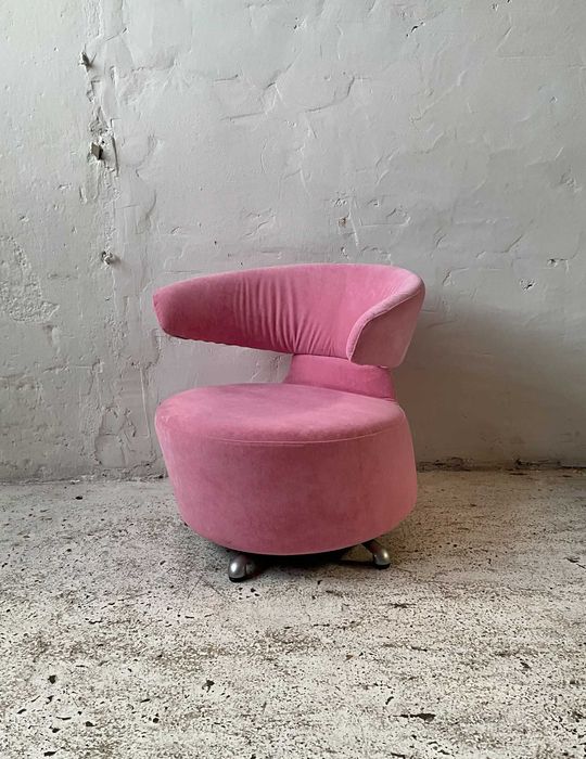 Cassina włoski fotel Biki proj. T. Kita nowe obicie lata 2000 vintage