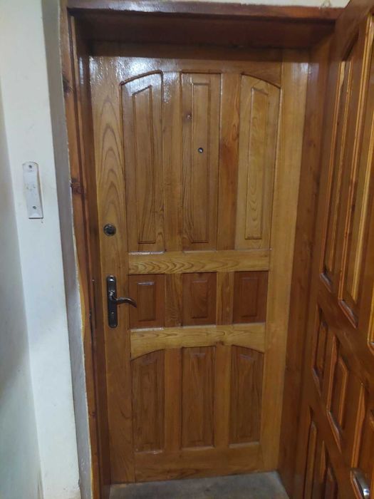Вхідні двері з дуба і модрини