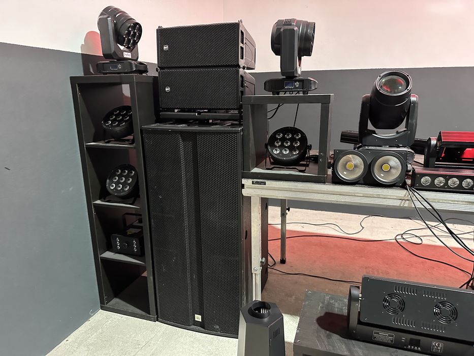 Sistema de Som e Iluminação Profissional Completo para eventos