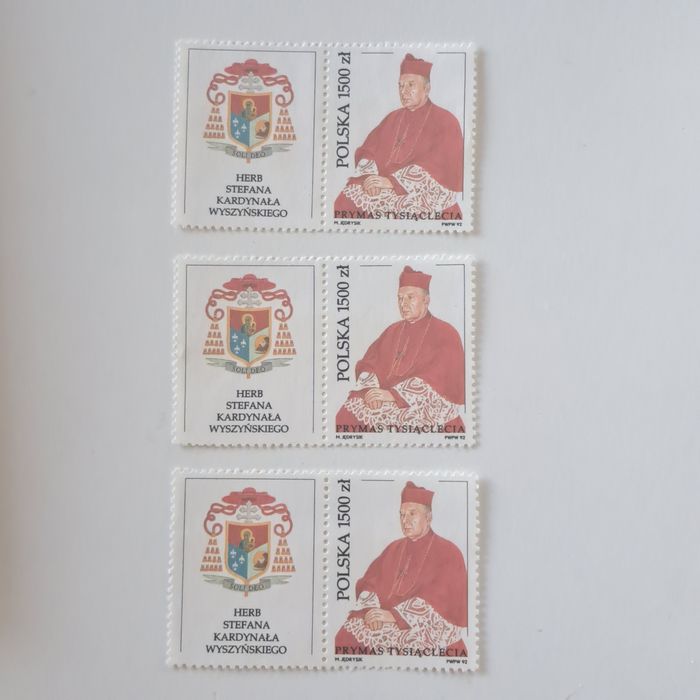 Znaczki Pocztowe - Kardynał Stefan Wyszyński