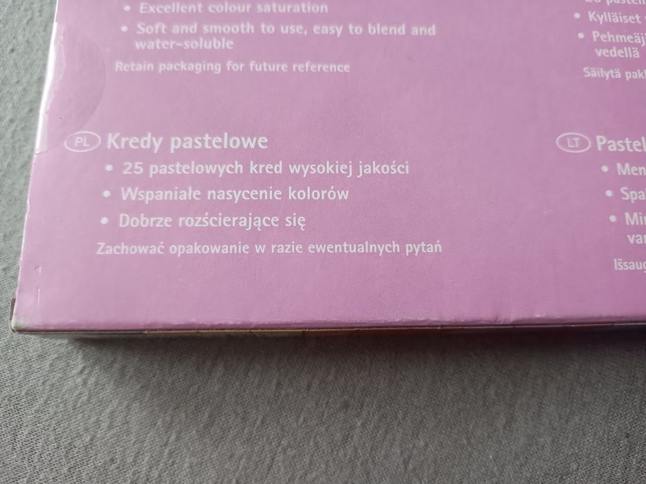 Kredy pastelowe nowe