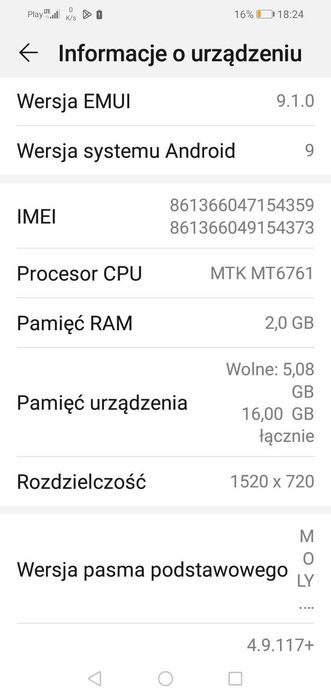 Telefon Huawei Y5