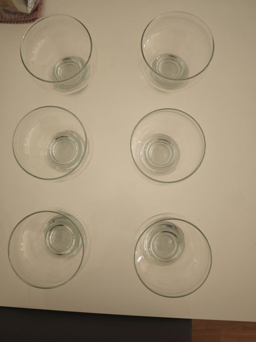 Conjunto 6 taças de vidro