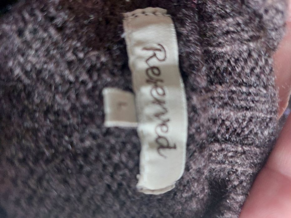 Sweterz golfem na krótki rękaw reserved