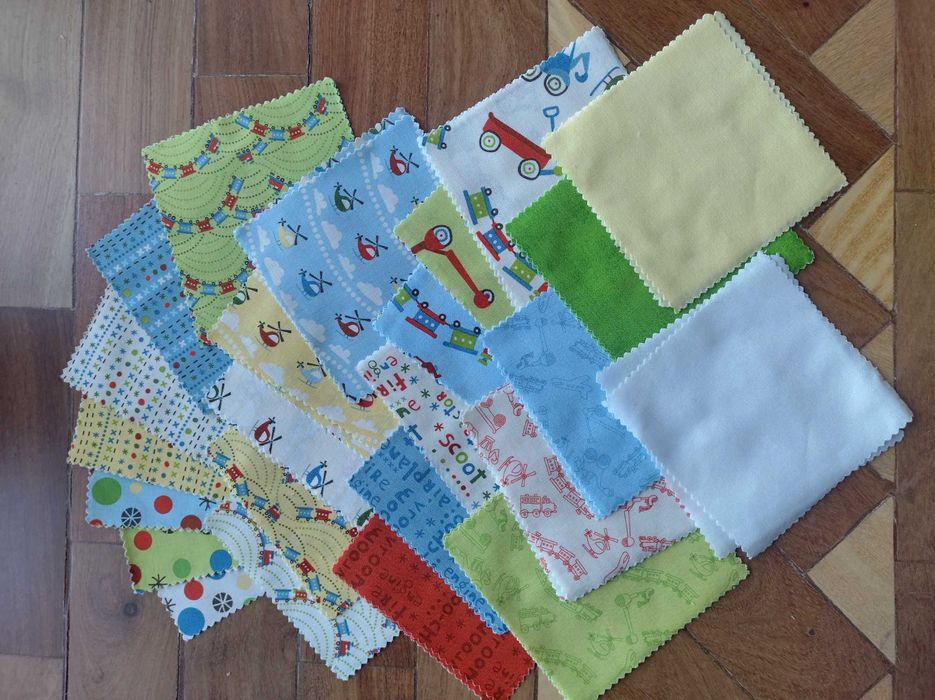 Quadrados para Patchwork em algodão