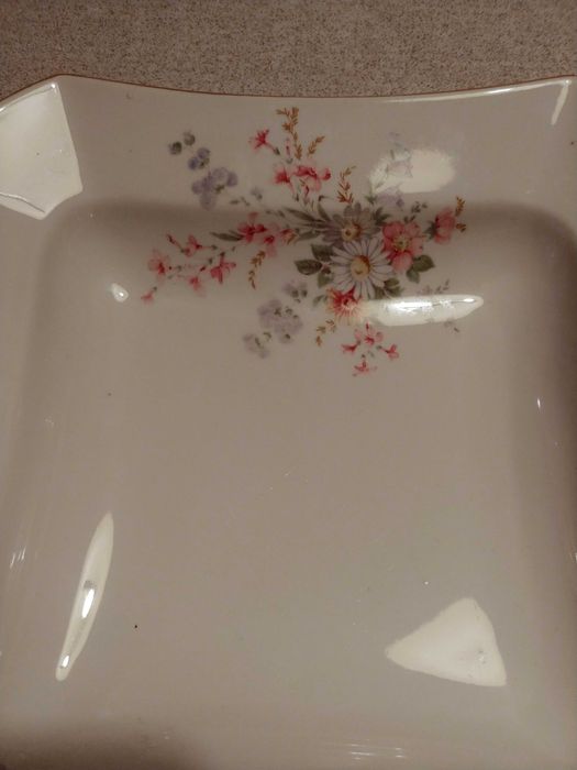 Talerz salaterka Ćmielów  stara porcelana