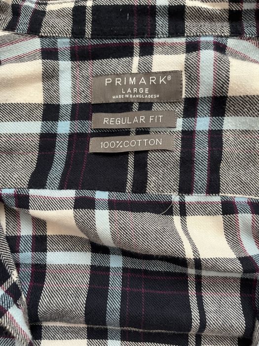 Рубашка на осінь-весну у кліточку Primark