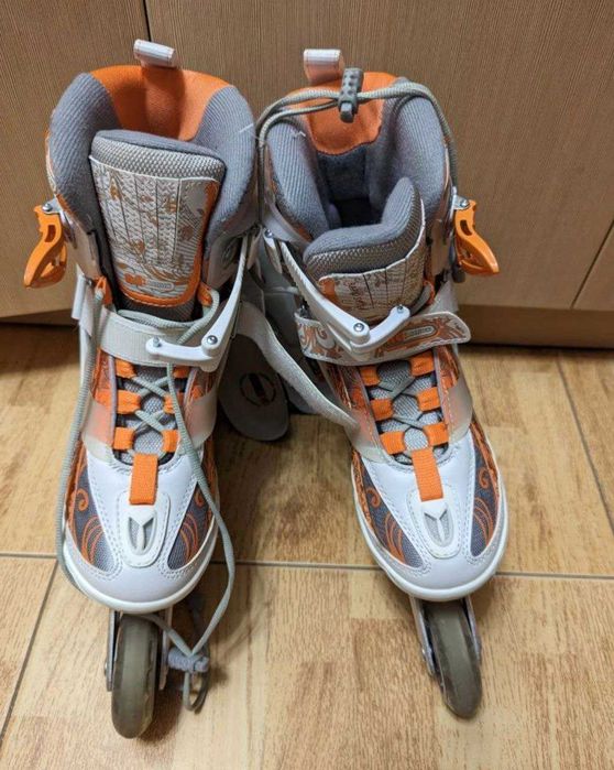 Роликовые коньки женские Reaction H505  +сумка 37