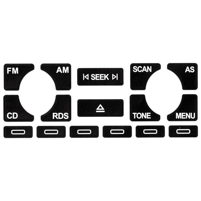 Kit reparação de botões em vinil para audi a4 b6 b7 a6 a2 a3 8l 8p