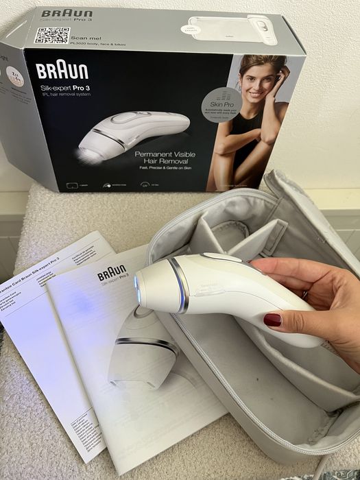 Depiladora a Laser Silk-expert Pro 3 IPL (Branco) - BRAUN
