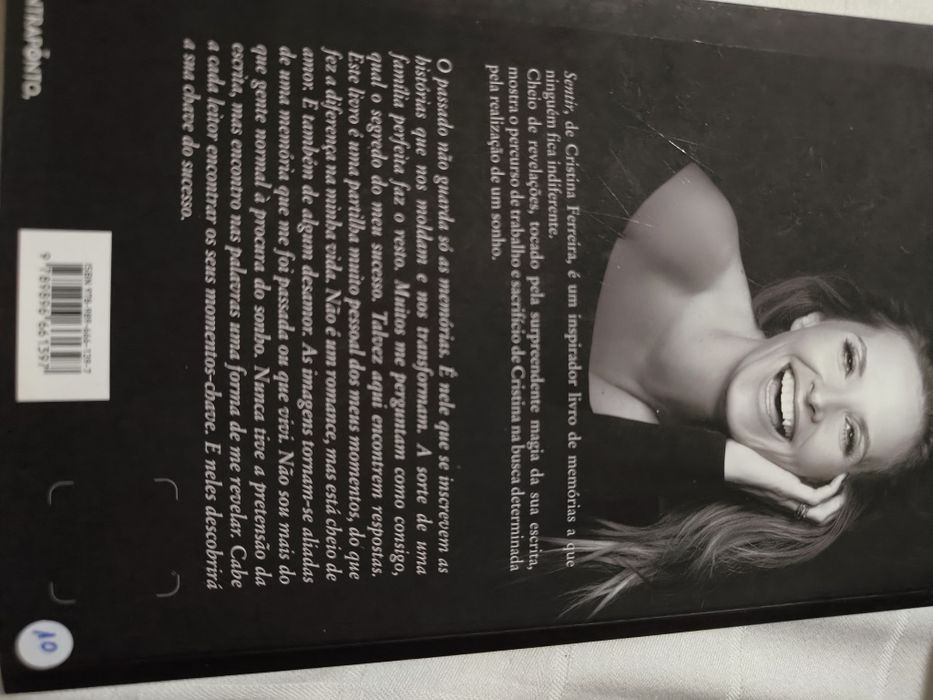 Livro Sentir de Cristina Ferreira