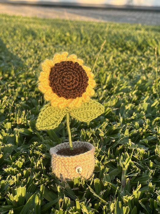 Vaso de girasol