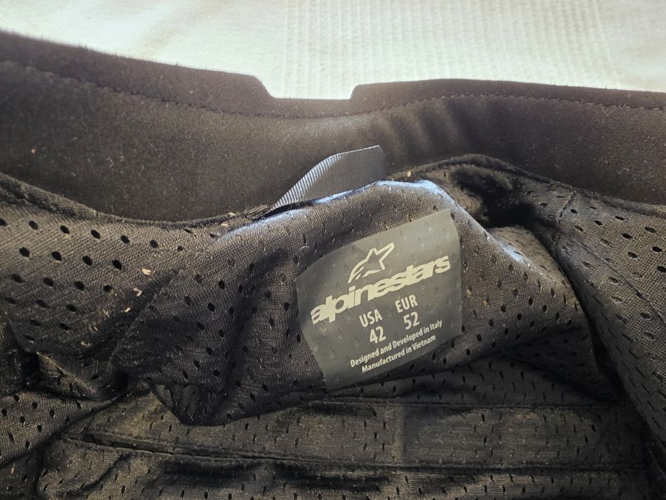 Casaco em pele para mota da ALPINESTARS