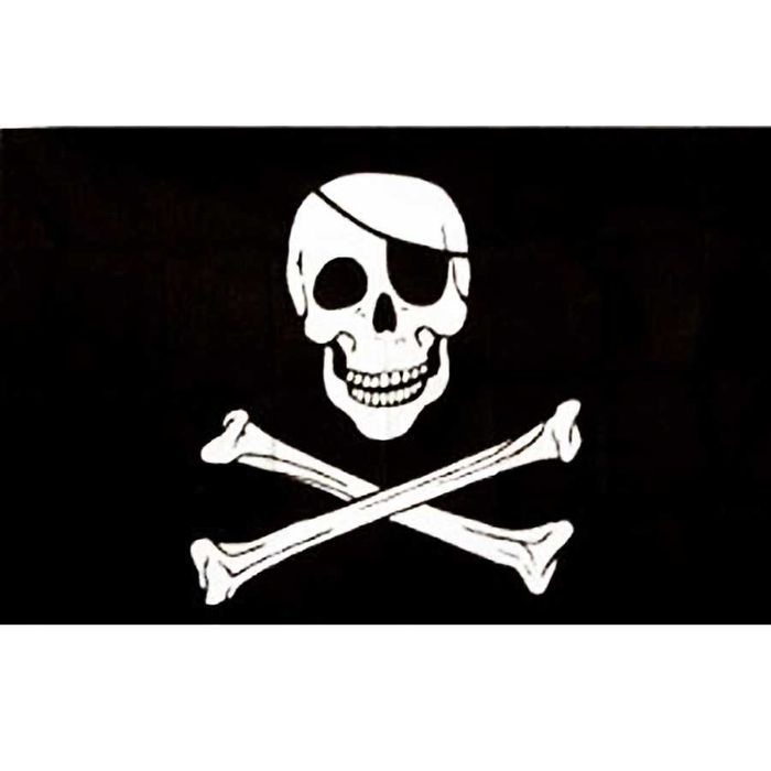 Flaga Piracka (150x100 cm) Premium Druk „Jolly Roger”