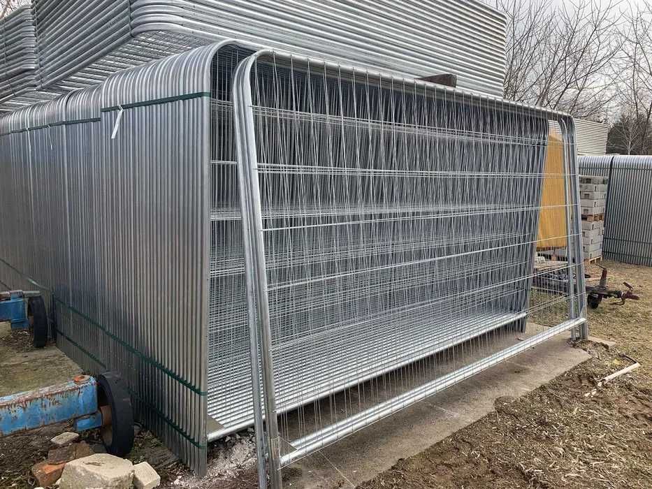 70szt. Kompletp 245mb Ogrodzenie budowlane tymczasowe Panel ażurowy Standard OVAL 3,5x2m wzmocniony OWAL Sprzedaż wynajem