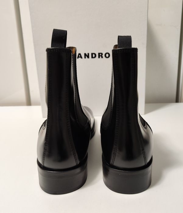 Sandro Paris чоловічі черевики челсі із натуральної гладкої шкіри