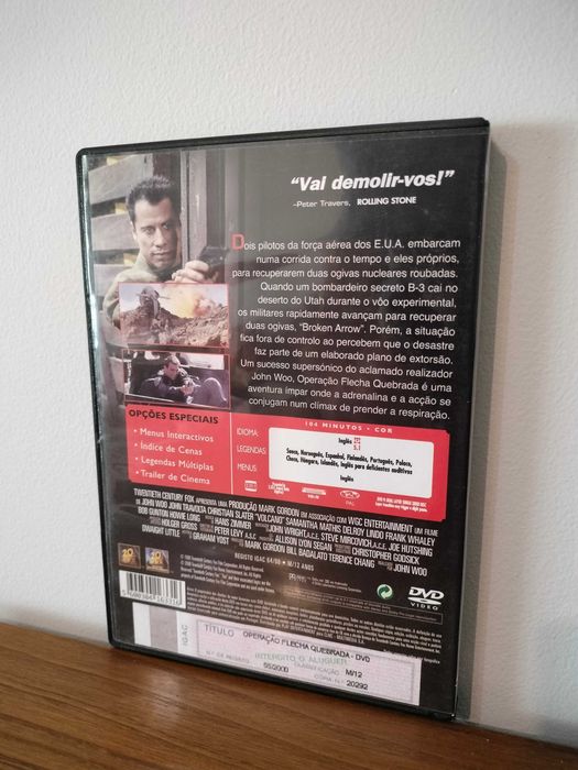 Filme DVD: Operação Flecha Quebrada - Broken Arrow