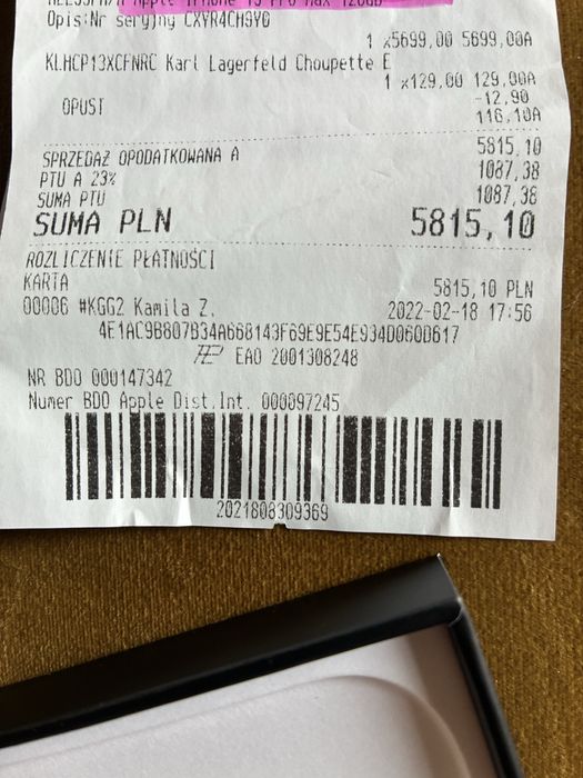 Iphone 13 PRO MAX 128GB (Stan Idealny)