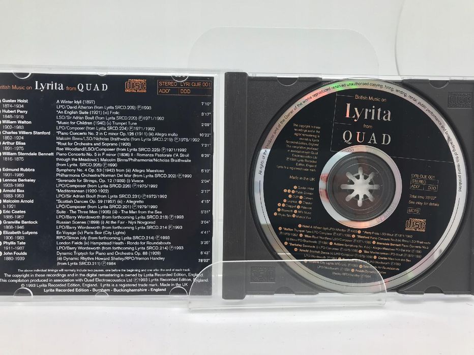 cd - various - british music on lyrita from quad
