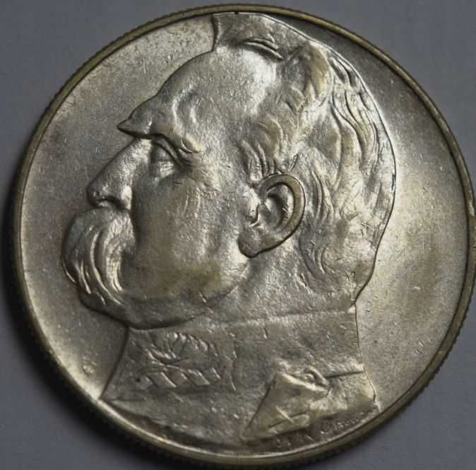 Zestaw srebrnych monet Piłsudski 6 sztuk - okazyjna cena