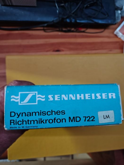 Вінтажний мікрофон Sennheiser MD 722 LM (Made in Germany) • NOS