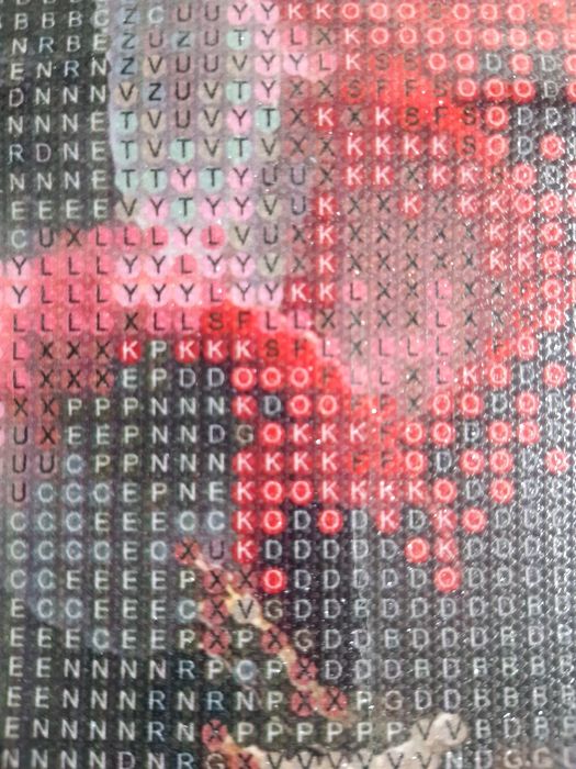 Diamond painting, kit completo 
Kit completo, com todas as ferrament