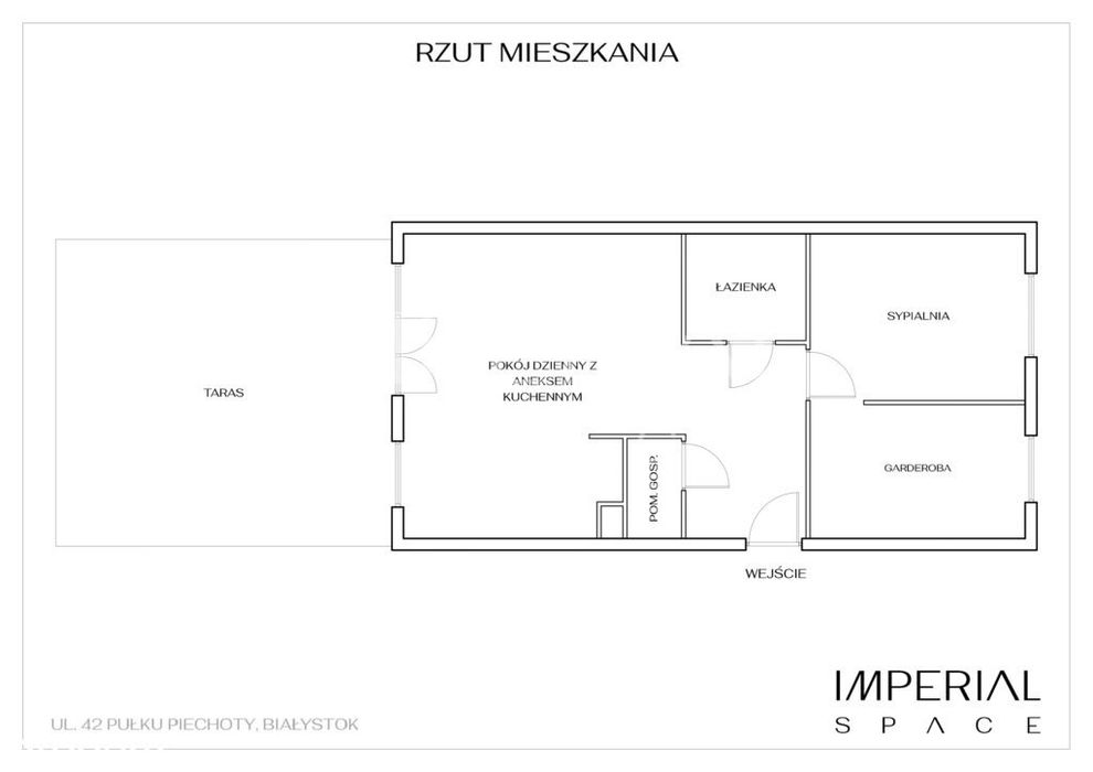 Stylowe mieszkanie w wysokim standardzie z tarasem