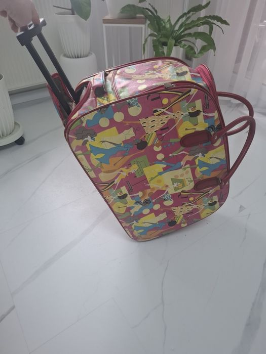 Torba weekendowa walizka podrózna  ze stelażem  wzory
