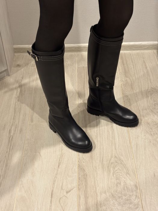 Чоботи жіночі демісезоні з натуральної шкіри Estro