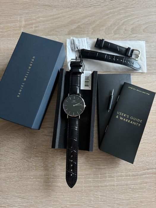 Zegarek Daniel Wellington Classic Black Reading + dodatkowy pasek (Komplet)