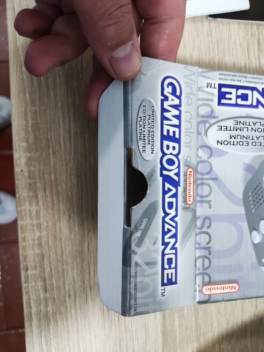 Game Boy advance edição limitada silver Nintendo