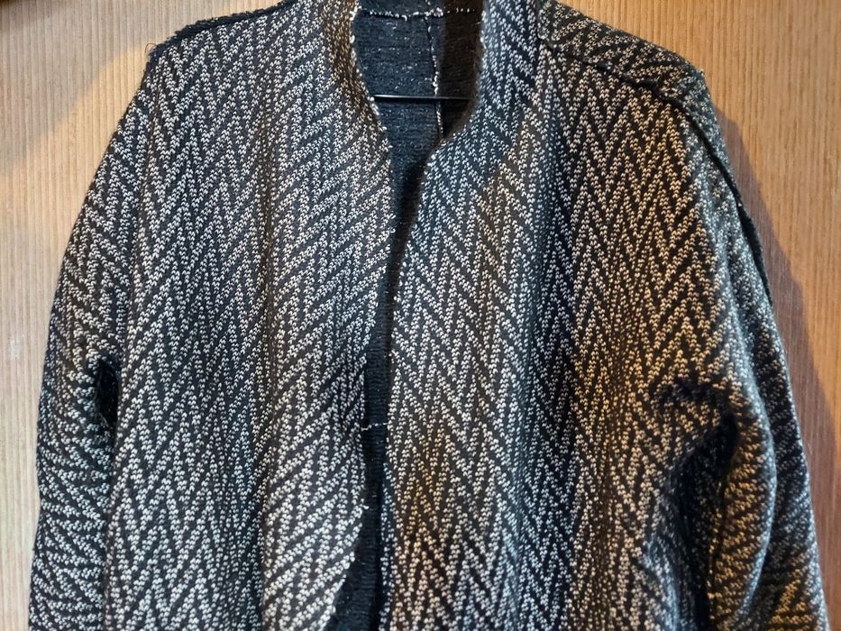 Stradivarius | długi sweter | kardigan | dwustronny | melanż