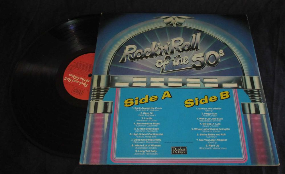 Disco LP Vinil Rock and Roll of the 50s 1978