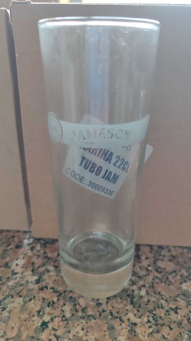 Copos de vidro Jameson