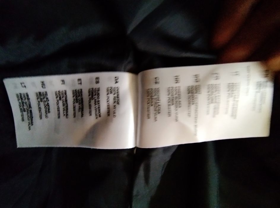 Wełniana granatowa spódnica Marco Polo.Rozm.S.Mini.