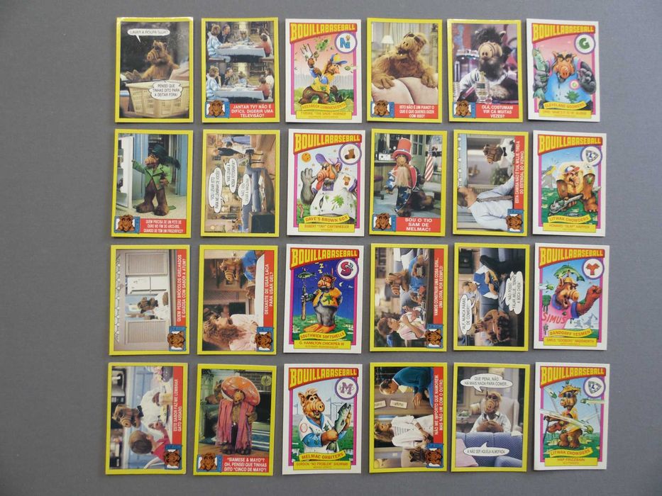 Calendários e Stickers ALF, Colecção Completa