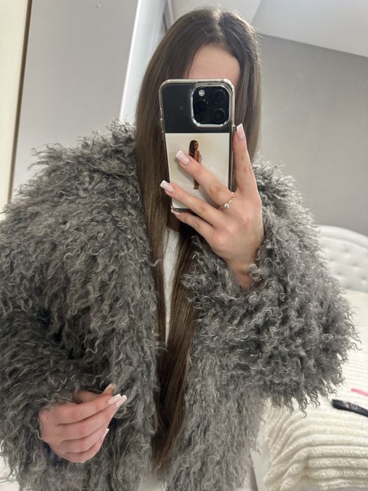 Трендова шубка ЛАМУ ТЕПЛА