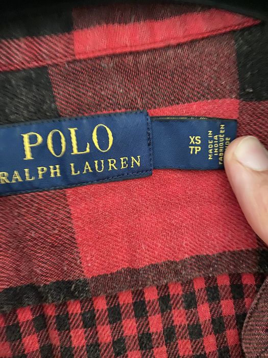 Camisa flanela Ralph Lauren homem tamanho XS