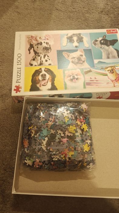 Trefl Puzzle 1500el. Słodkie pieski 26186