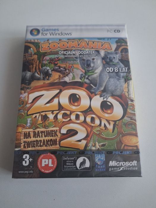 Zoo Tycoon 2 Na ratunek zwierzakom PC PL nowa FOLIA