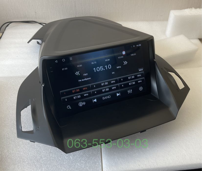 Ford escape (kuga) магнитола 8 ядер 4/64Gb 4G Sim QLED Премиум CarPlay